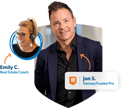 RamseyTrusted agent Jon S. and Real Estate coach Emily C.