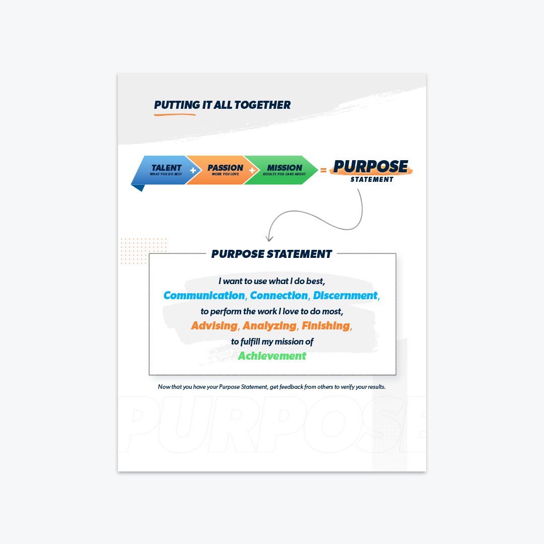 Personalized Purpose Statement